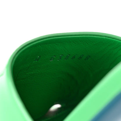 Chanel Patent CC Mules 36 Green Turquoise 8 of 10