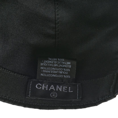 Chanel Cotton CC Cap Hat Black 8 of 8