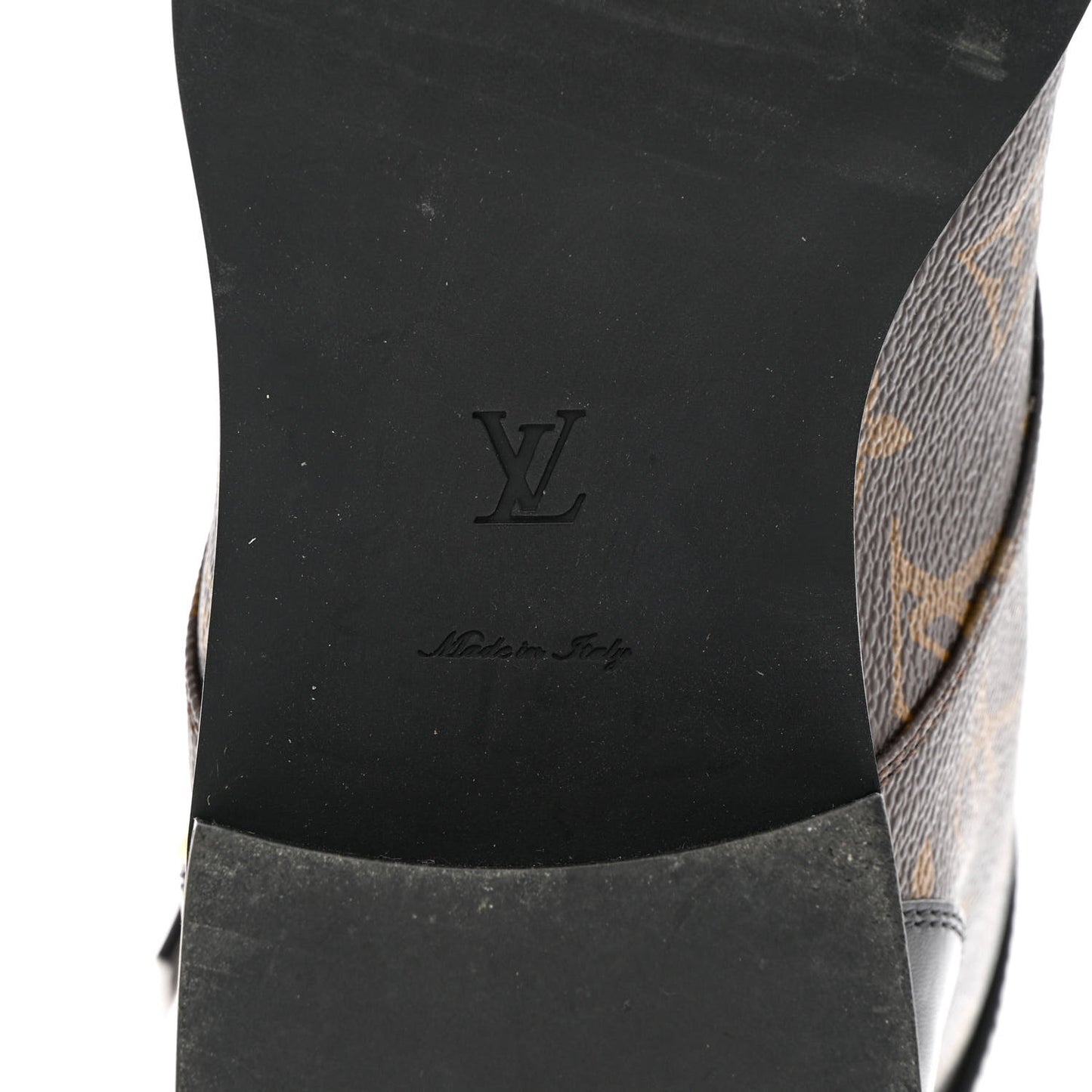 Calfskin Monogram Wonderland Flat Ranger Boots 41 Black