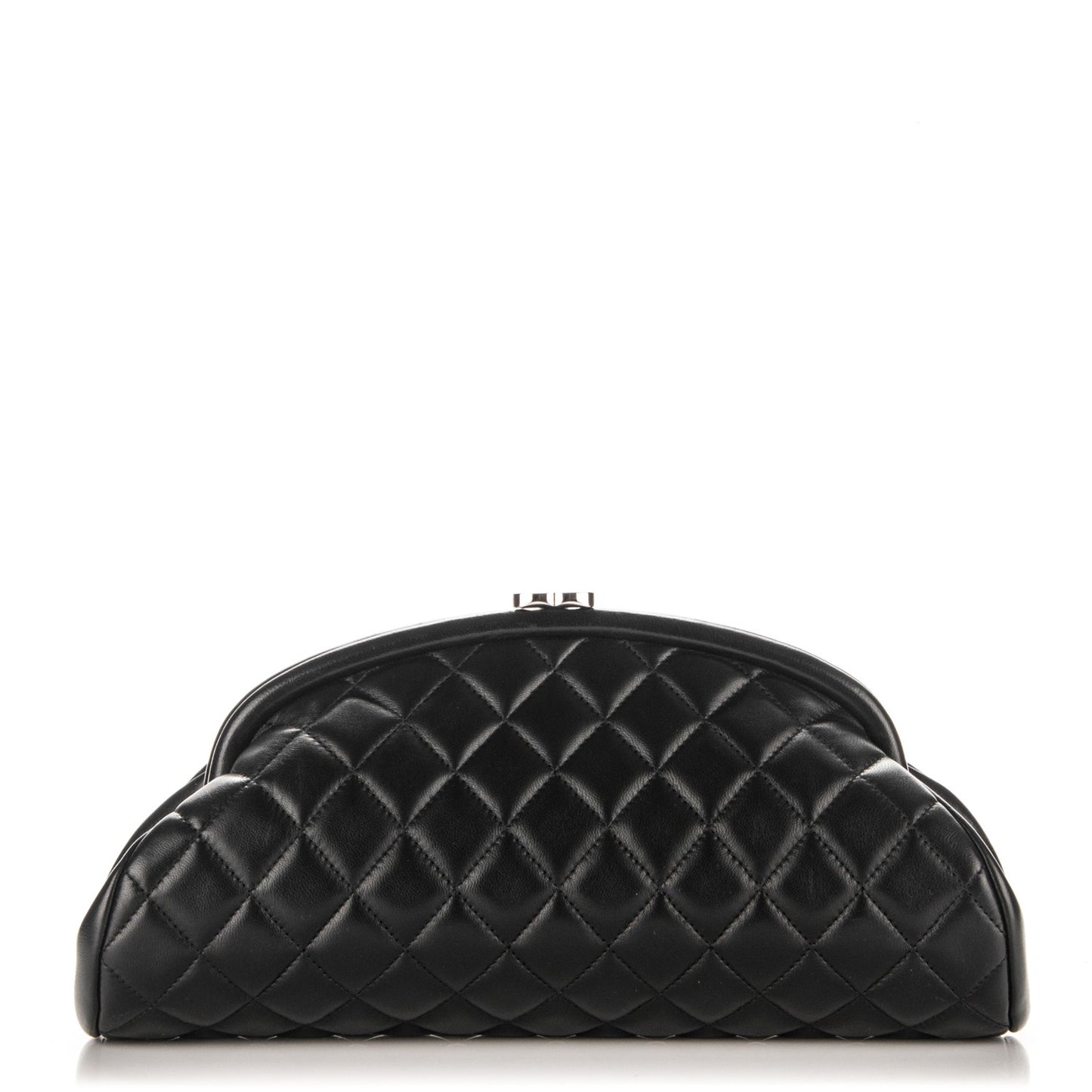 Lambskin Quilted Timeless Clutch Black
