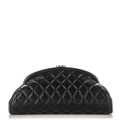 Chanel Lambskin Quilted Timeless Clutch Black 1 of 7