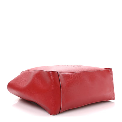Stella McCartney Grainy Alter Mat Perforated Tote Red 4 of 9