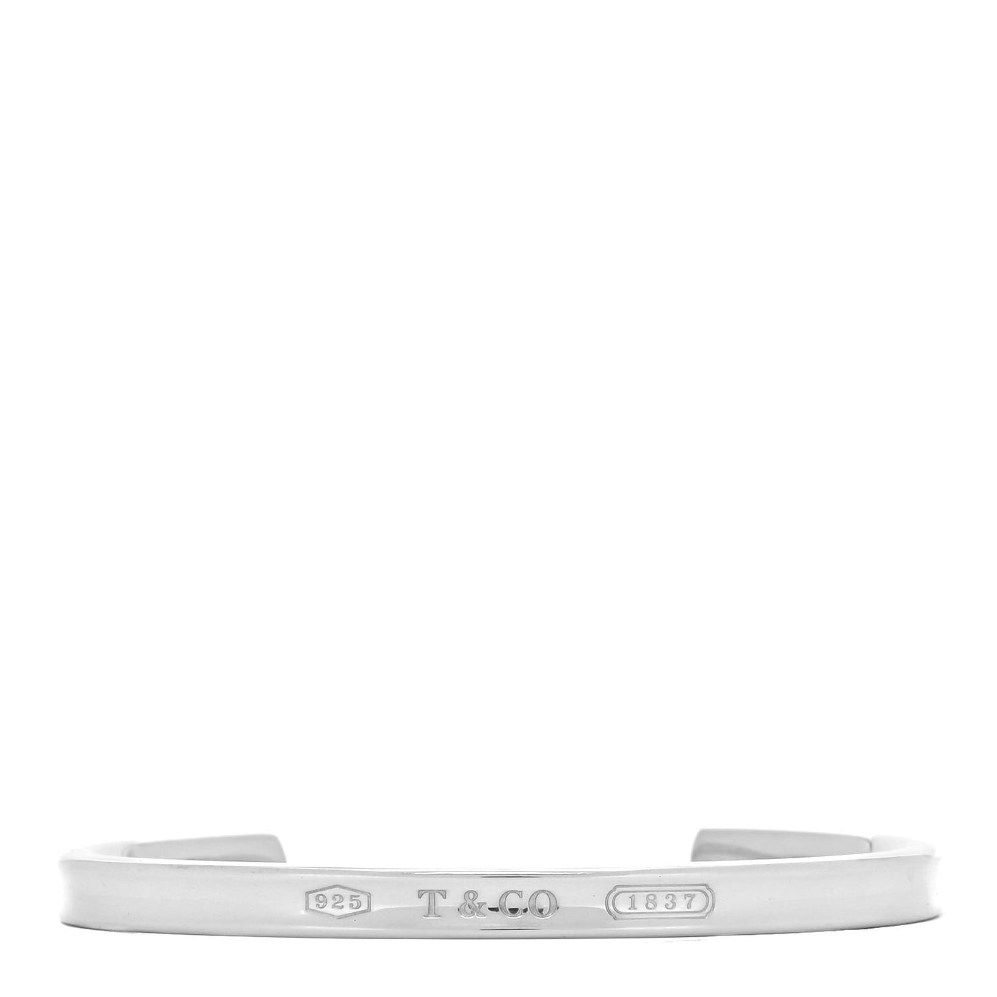 Sterling Silver Narrow 1837 Cuff Bracelet
