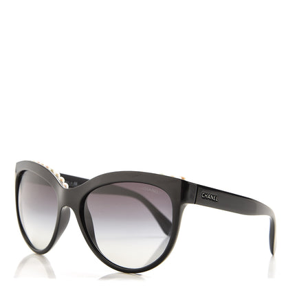 Chanel Freshwater Cultured Pearl Butterfly Sunglasses 6040-H Black 1 of 9