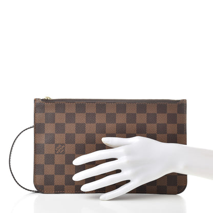 Louis Vuitton Damier Ebene Neverfull MM GM Pochette 2 of 8