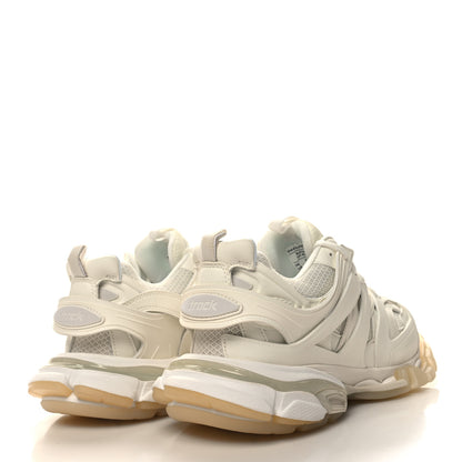 Balenciaga Mesh Nubuck Effect Fabric Glow in the Dark Mens Sneakers 41 White 4 of 7