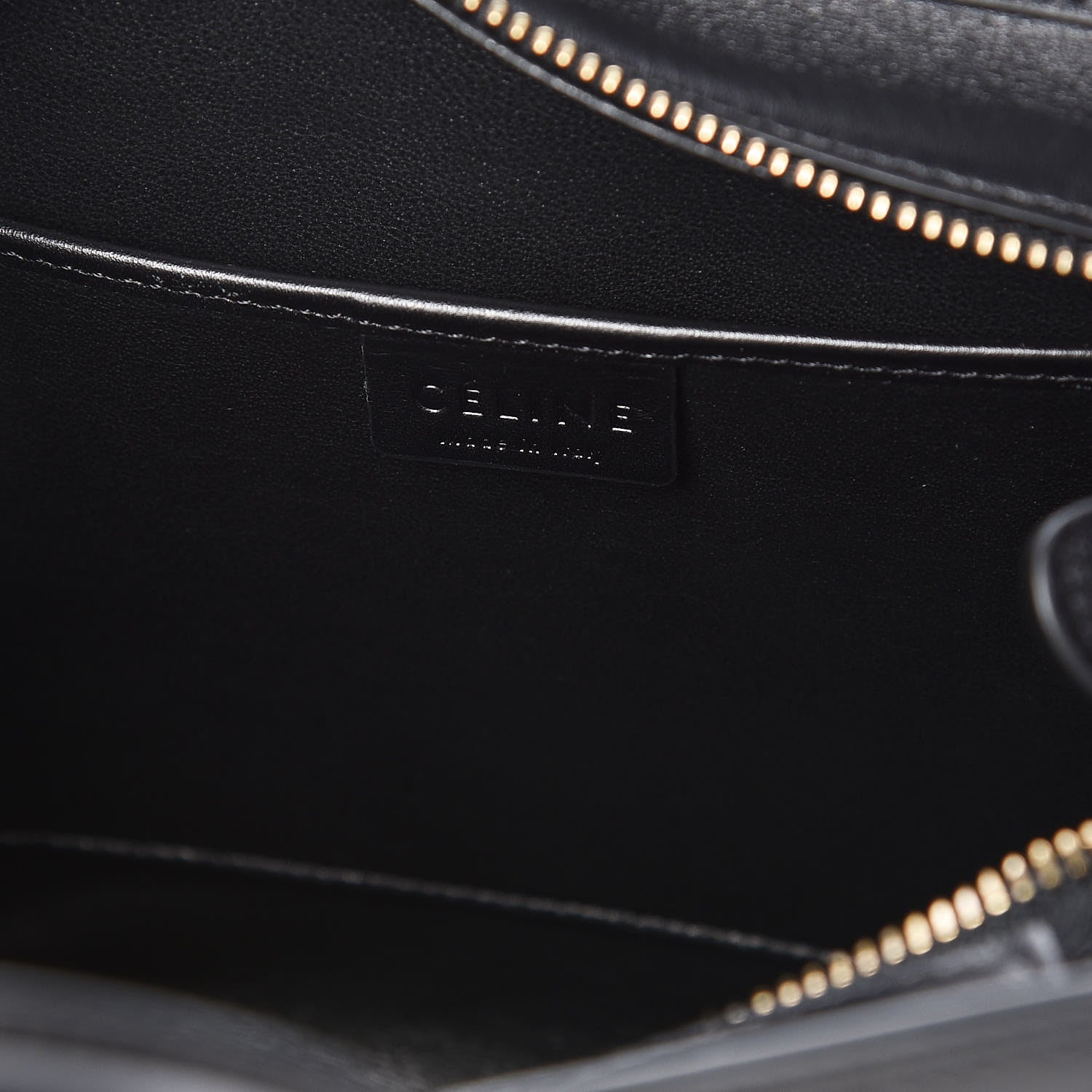 Celine Drummed Calfskin Nubuck Nano Tri-Color Luggage Ruby 7 of 11