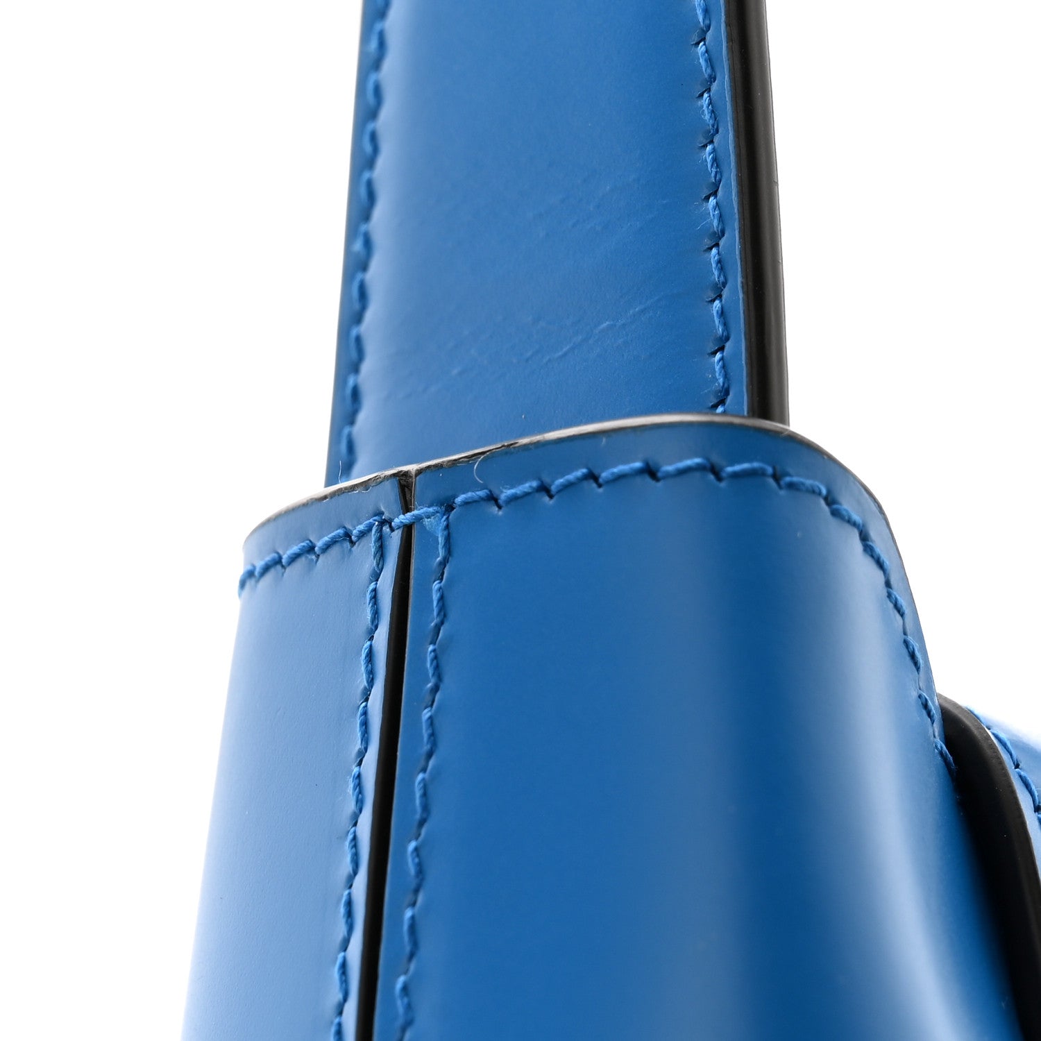 Salvatore Ferragamo Calfskin Mini Trifolio Bag Footballer Blue 10 of 10