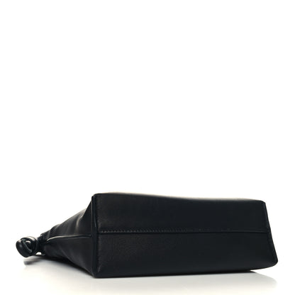 Loewe Calfskin Mini Flamenco Knot Clutch Black 4 of 9