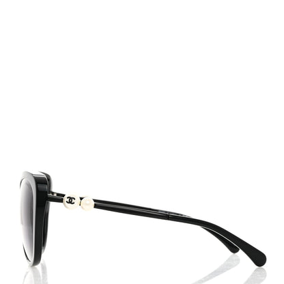 Chanel Acetate Pearl Polarized Winter Butterfly Sunglasses 5338-H-A Black 3 of 8