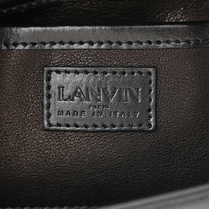 Lanvin Shiny Calfskin Nano Pencil Bag Black 6 of 10