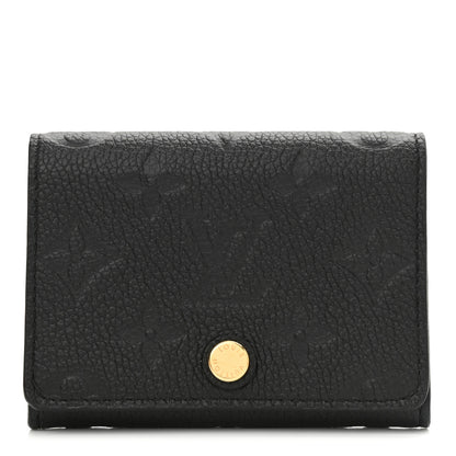 Louis Vuitton Empreinte Business Card Holder Black 1 of 9