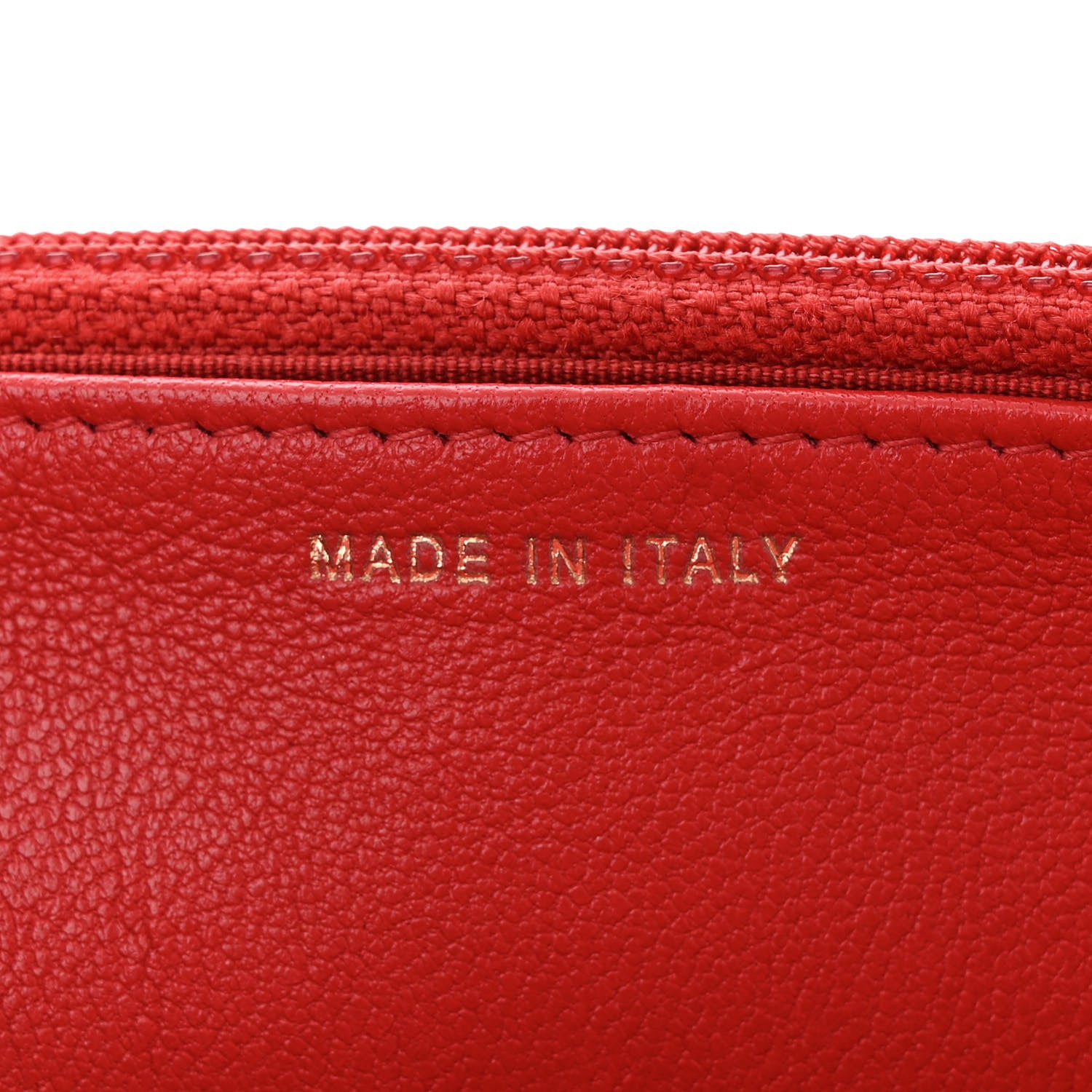Chanel Lambskin Quilted Infinity Wallet On Chain WOC Red 7 of 11