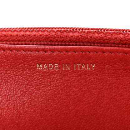 Chanel Lambskin Quilted Infinity Wallet On Chain WOC Red 7 of 11