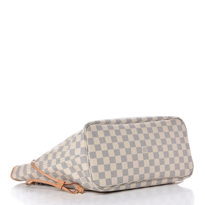 Louis Vuitton Damier Azur Neo Neverfull MM Rose Ballerine 5 of 11