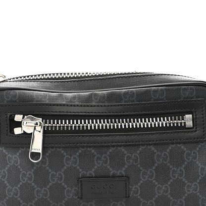 Gucci Soft GG Supreme Monogram Web Belt Bag Black Grey 8 of 10