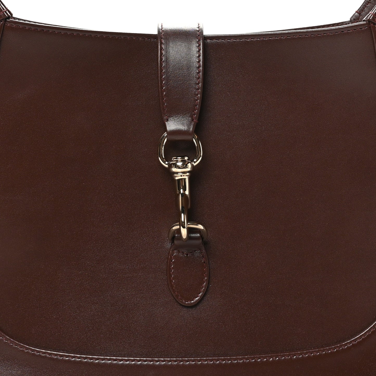 Ancora Calfskin Medium Jackie Shoulder Bag Sweet Chestnut