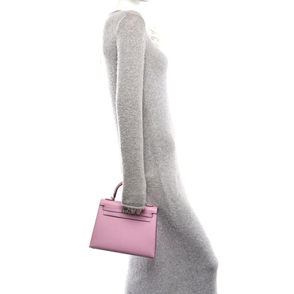 Hermes Epsom Kelly Sellier 25 Mauve Sylvestre 2 of 10