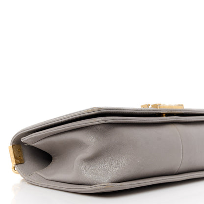 Chanel Caviar Quilted Medium Boy Flap Grey 9 of 12