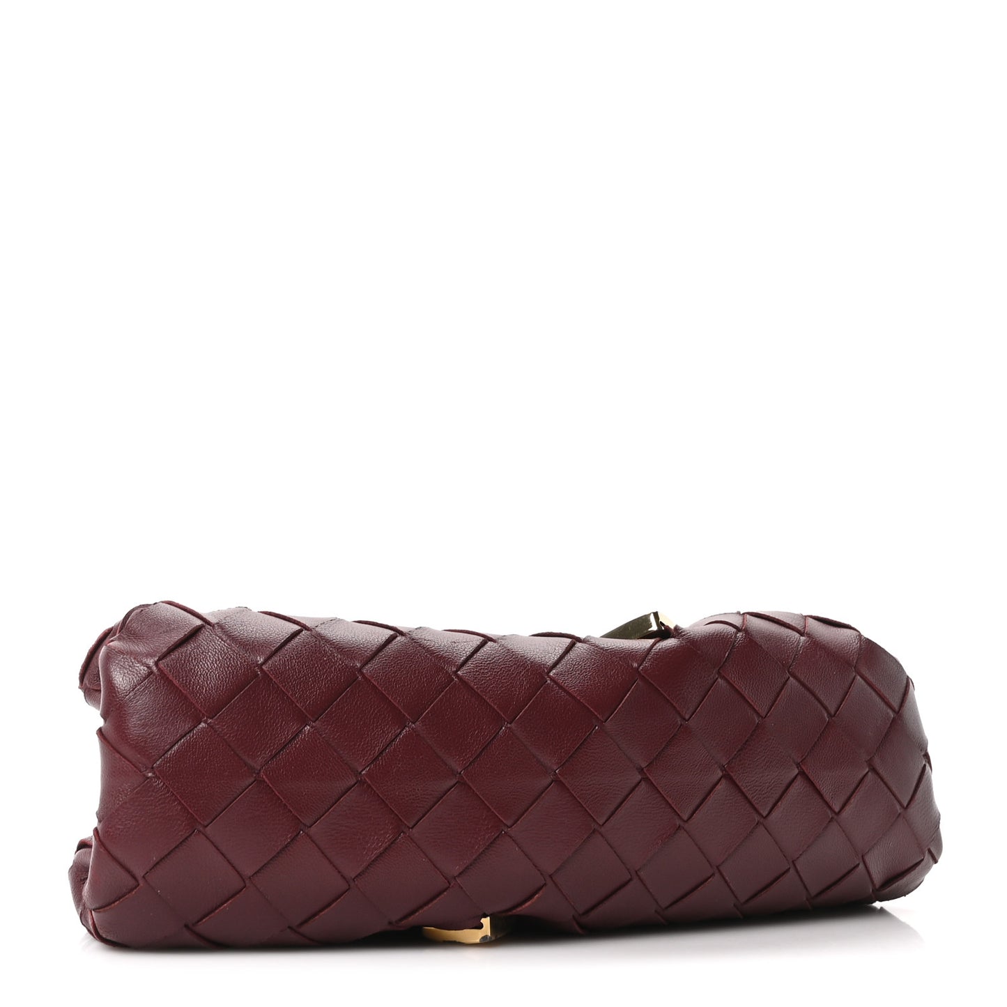 Nappa Intrecciato Studded The Mini Pouch Barolo