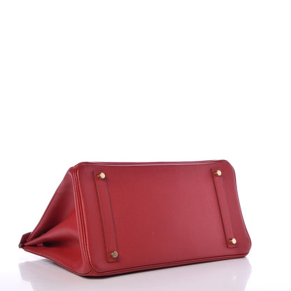 Hermes Courchevel Birkin 35 Rouge Casaque 4 of 35