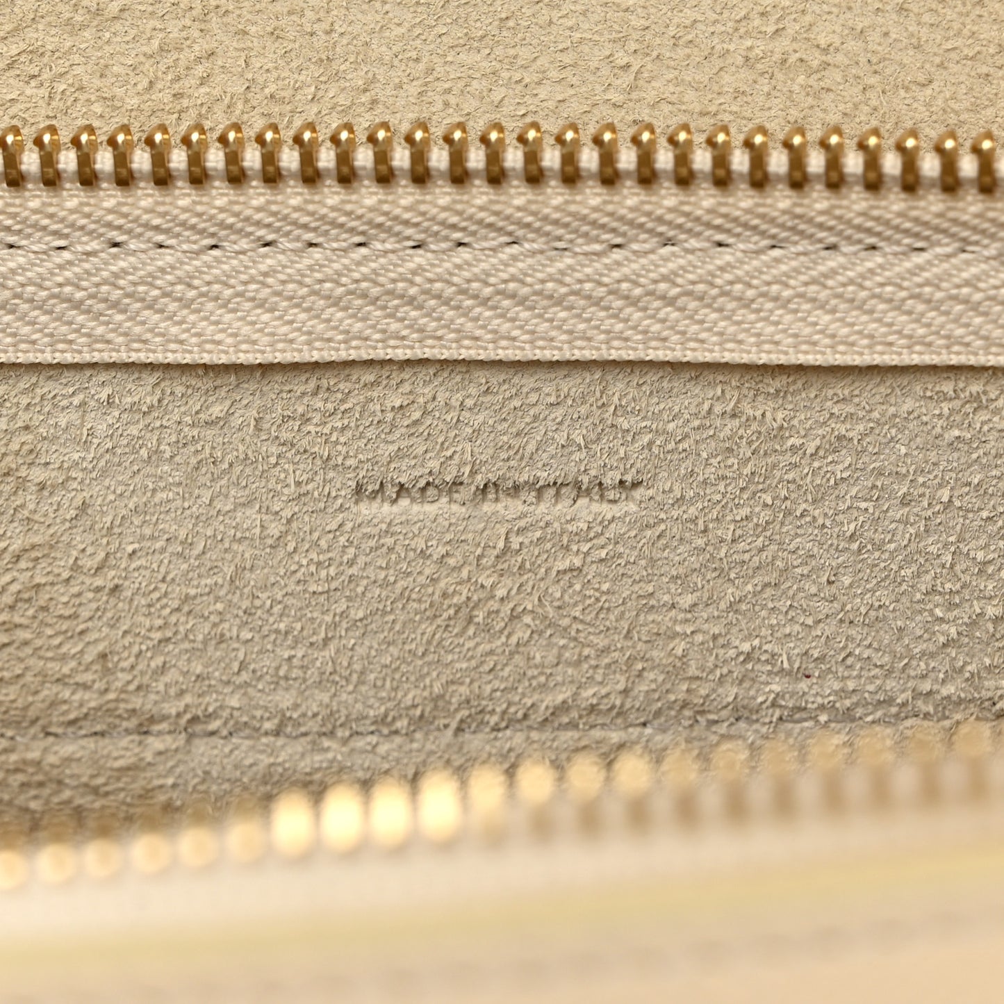 Grained Calfskin Nano Belt Bag Chalk