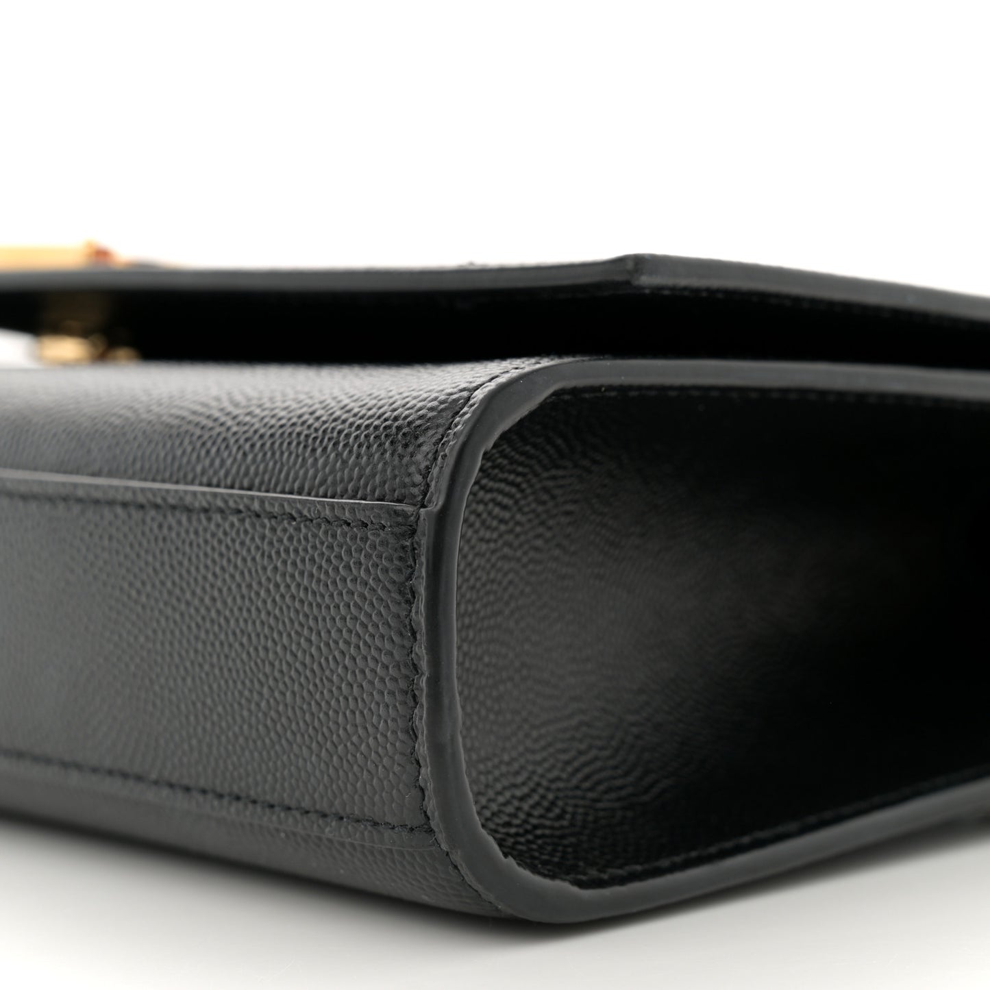 Grain De Poudre Medium Classic Monogram Kate Satchel Black