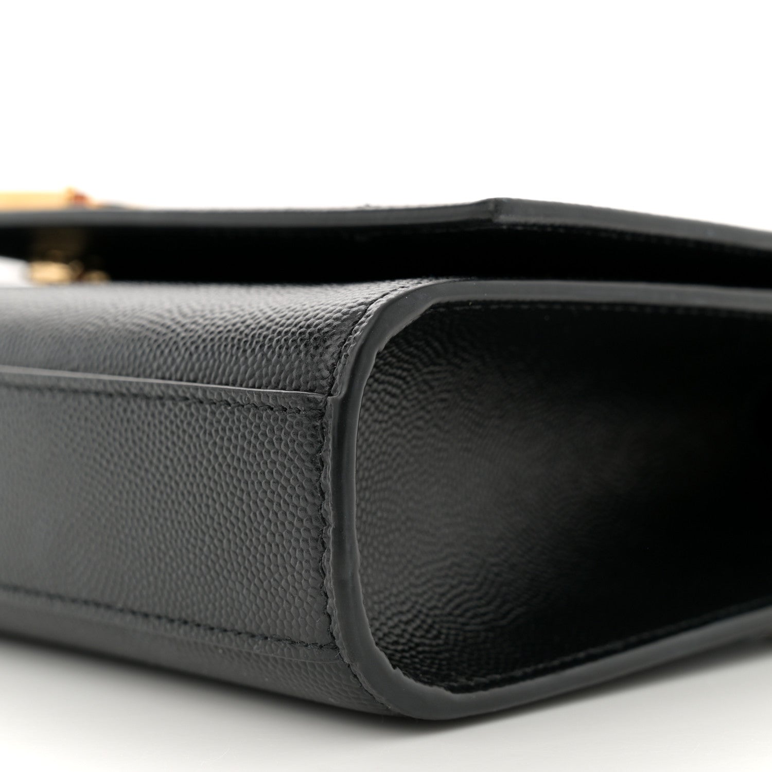 Saint Laurent Grain De Poudre Medium Classic Monogram Kate Satchel Black 10 of 10