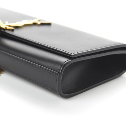 Saint Laurent Calfskin Classic Monogram Tassel Clutch Black 7 of 9