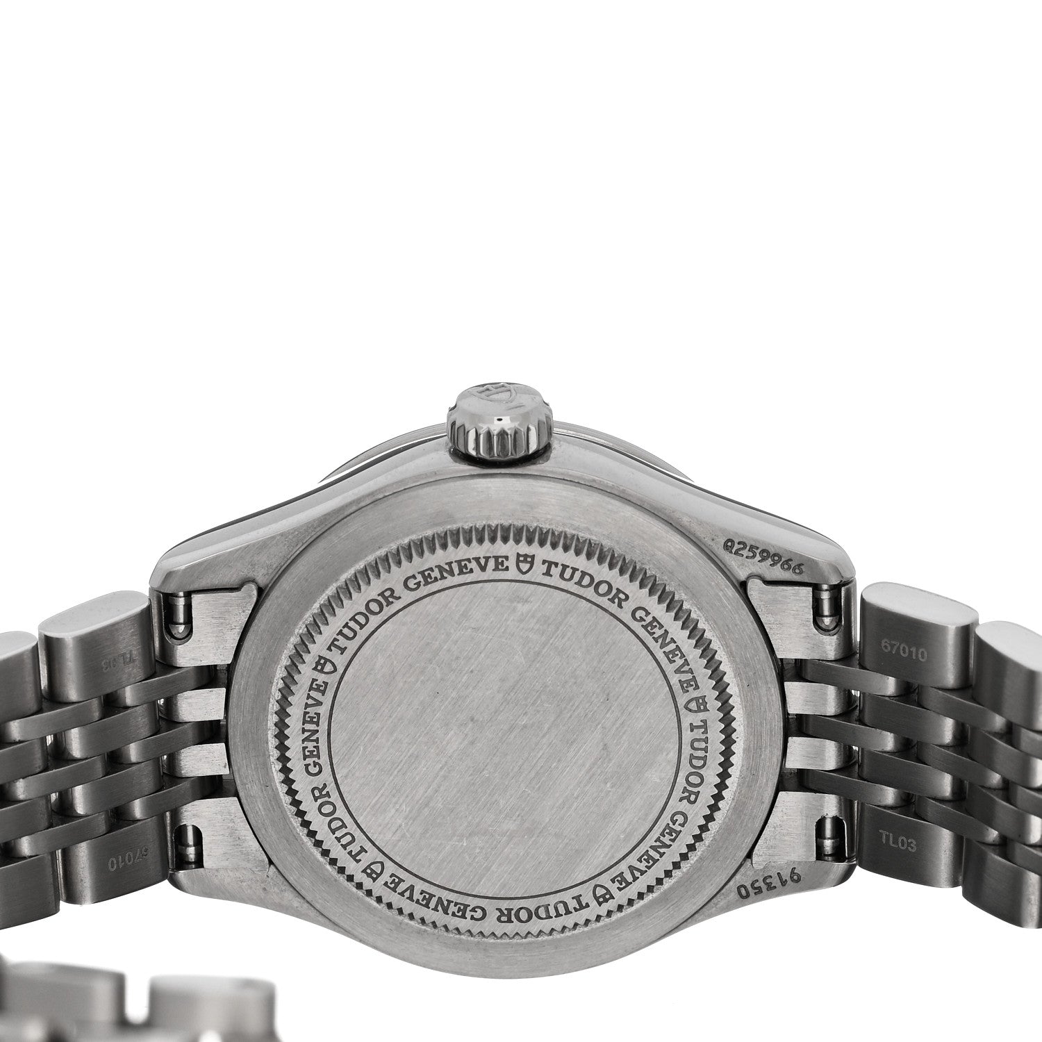 TUDOR Stainless Steel Diamond 28mm 1926 Automatic Watch Silver 91350 4 of 4