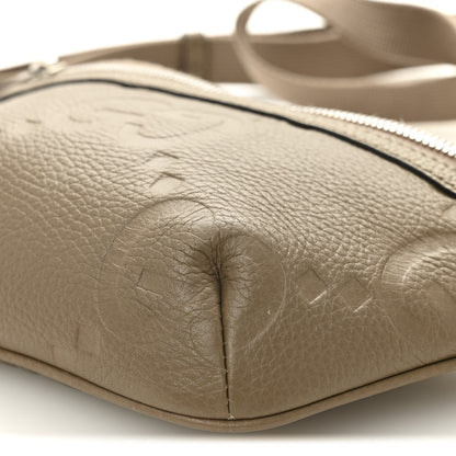 Gucci Piuma Calfskin Jumbo GG Embossed Small Belt Bag Good Taupe 10 of 10