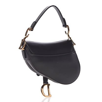 Christian Dior Calfskin Mini Saddle Bag Black 3 of 8
