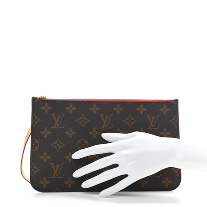 Louis Vuitton Monogram Neverfull MM GM Pochette Cherry 2 of 6