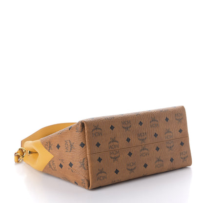 MCM Visetos Medium Klara Hobo Cognac Yellow 4 of 9