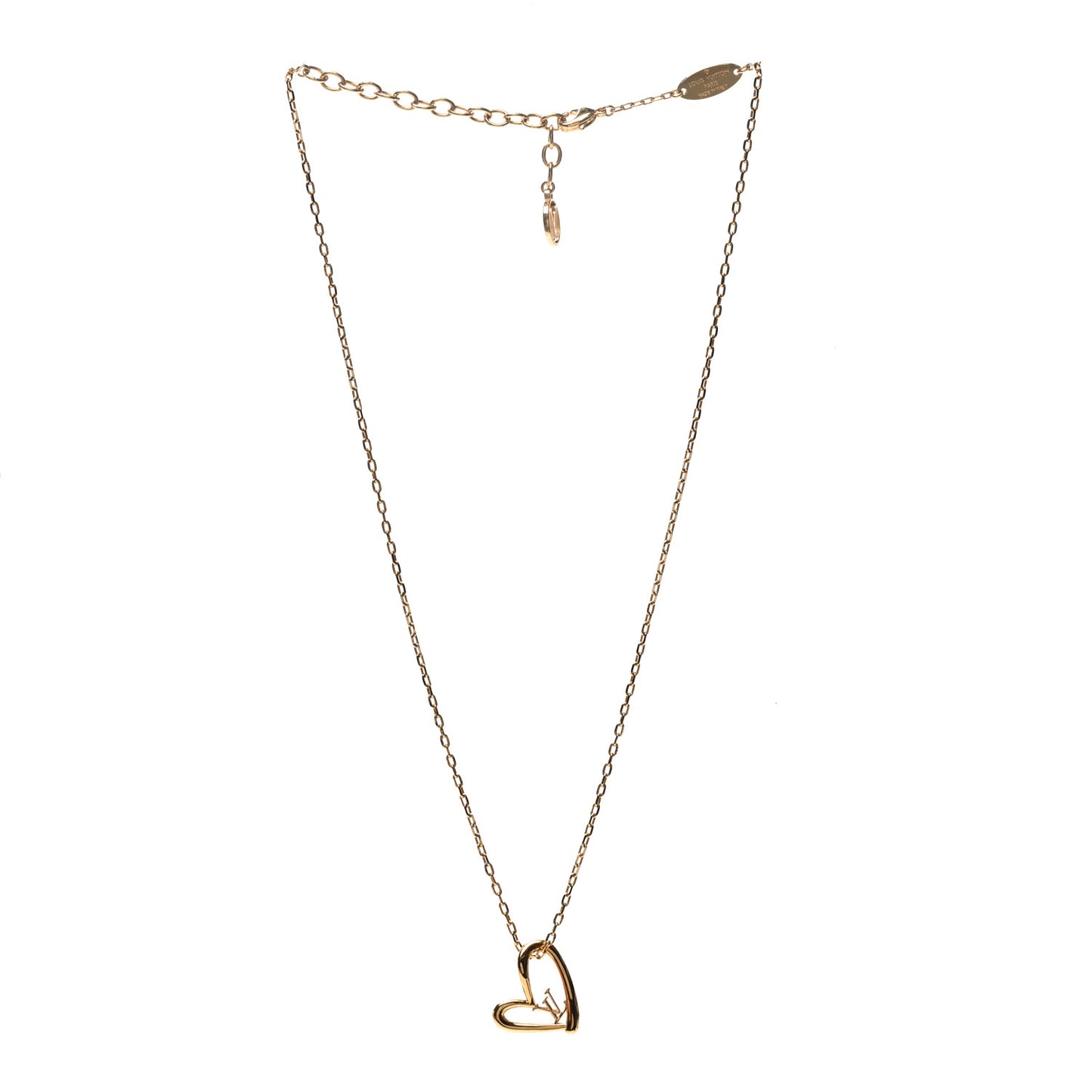 Metal Fall In Love Necklace