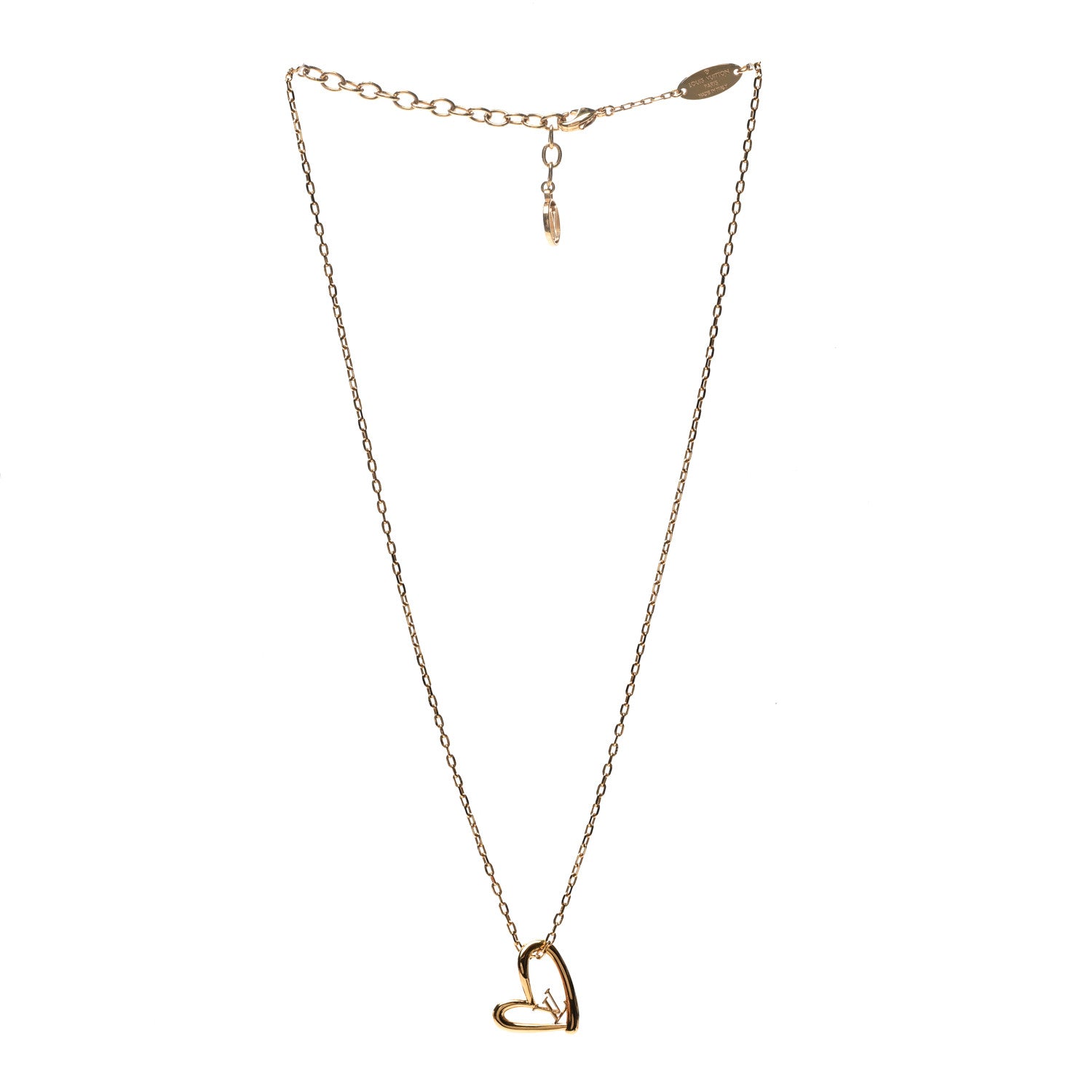 Louis Vuitton Metal Fall In Love Necklace 3 of 7