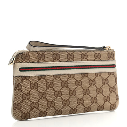 Gucci Monogram Mayfair Wristlet Off White 3 of 9
