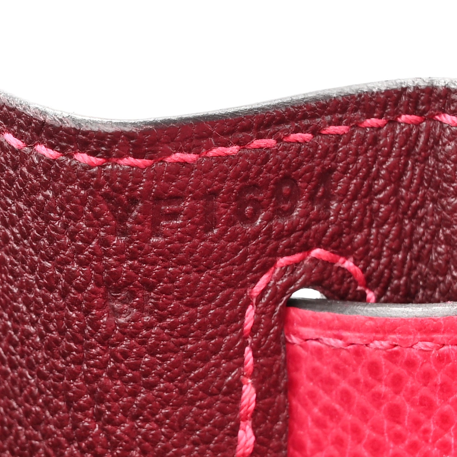 Hermes Epsom Verso Kelly Sellier 28 Framboise Prune 7 of 13