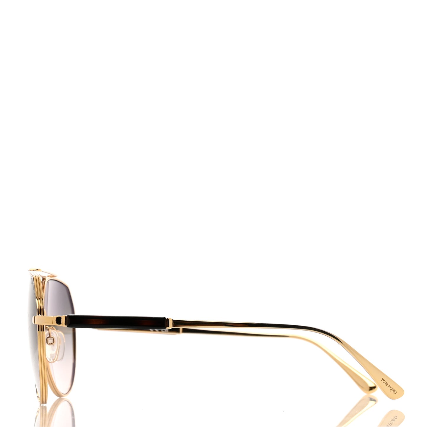 Metal Andes Pilot Sunglasses TF670 Gold