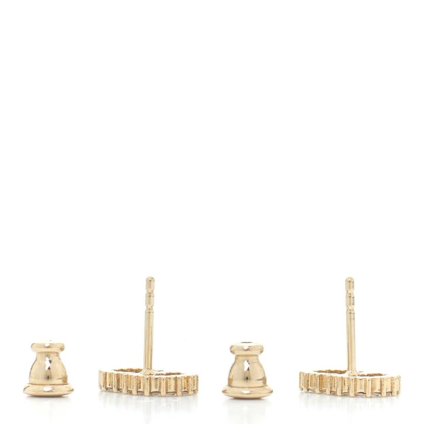 Crystal Clair D Lune Earrings Gold