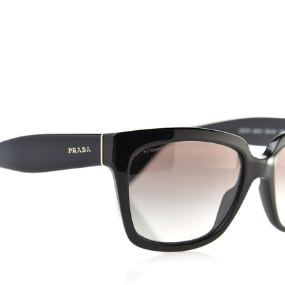 Prada Square Sunglasses SPR 07P Black 8 of 9