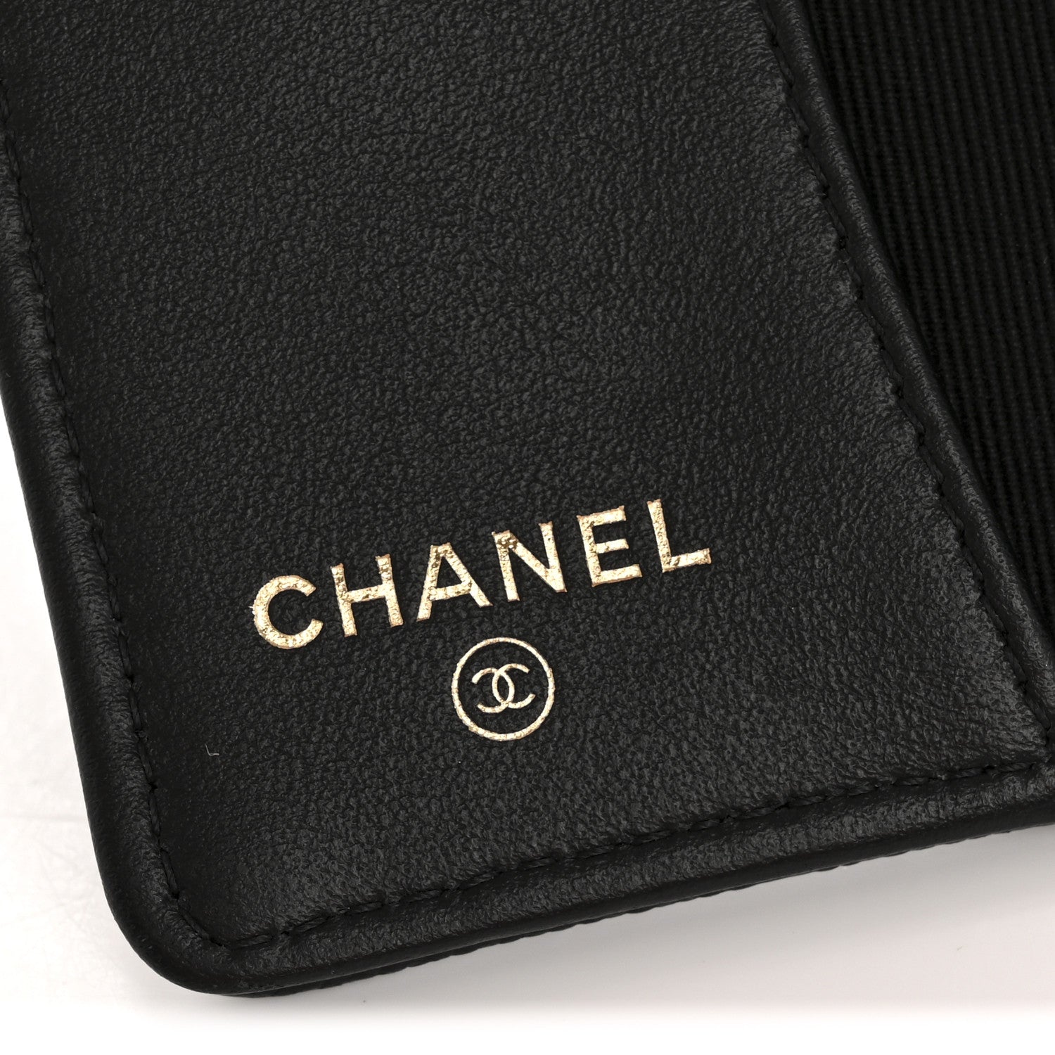 Chanel Caviar Embossed Camellia 4 Key Holder Case Black 6 of 9