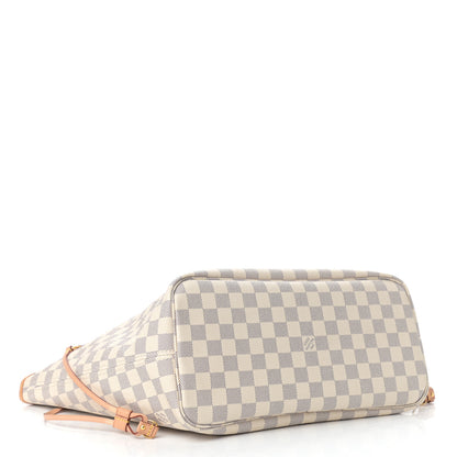 Louis Vuitton Damier Azur Neo Neverfull MM Rose Ballerine 4 of 9