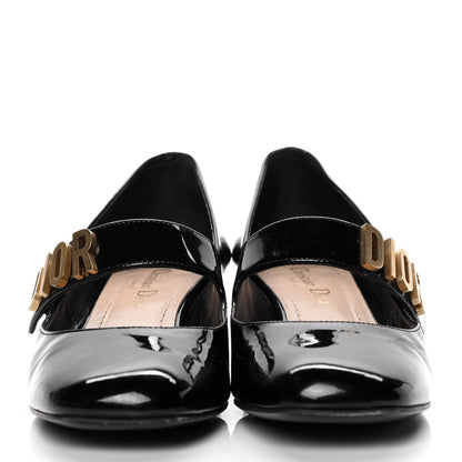 Christian Dior Patent Baby-D Ballet Pumps 37 Black 2 of 10