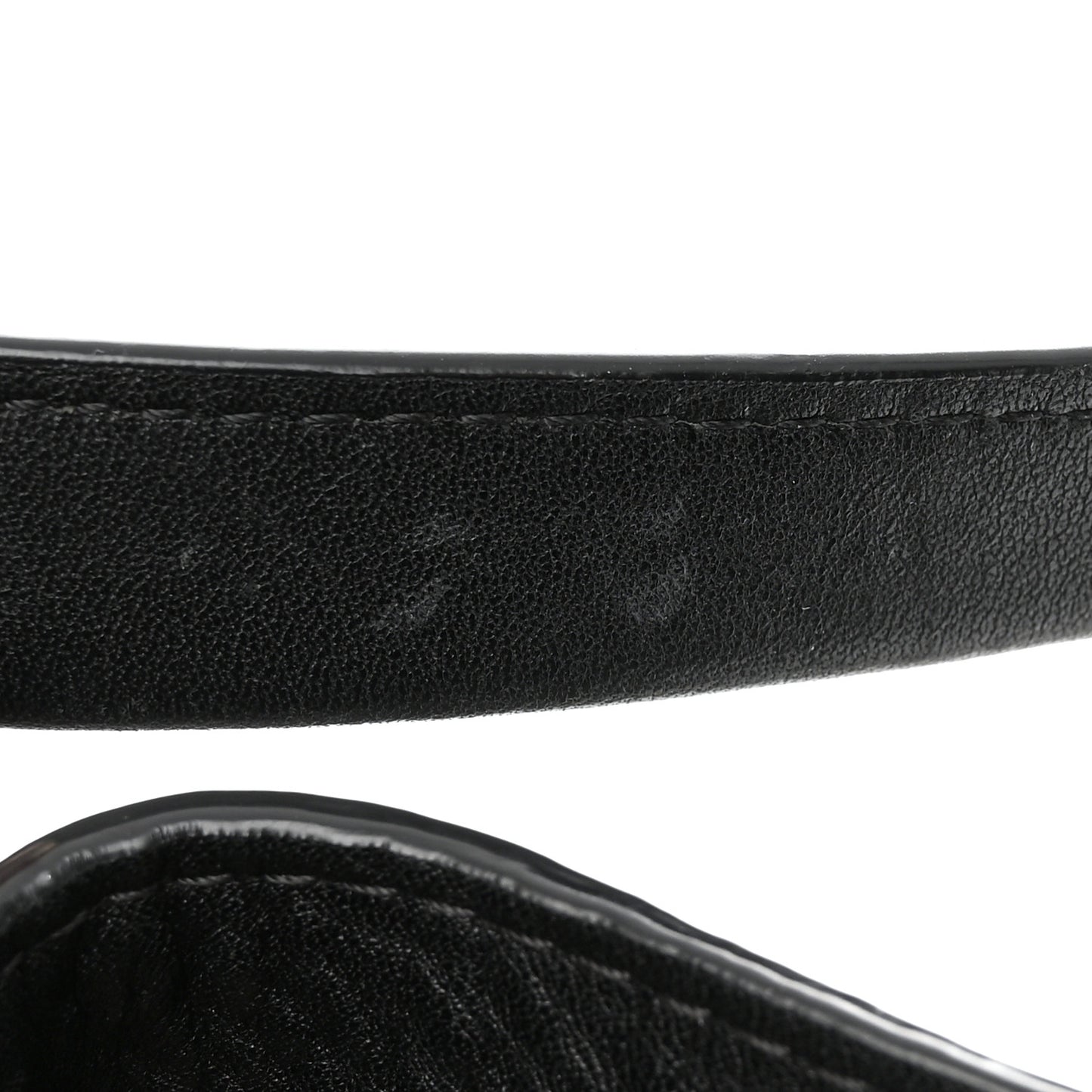 Grainy Calfskin House Check Small Maidstone Black