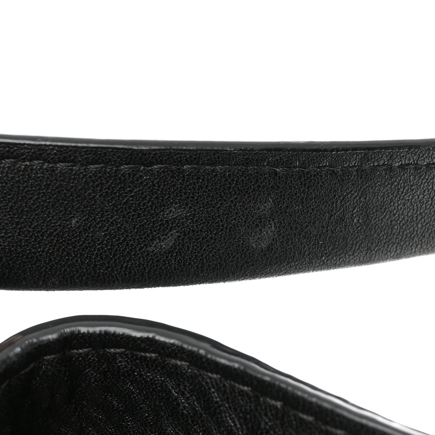 Burberry Grainy Calfskin House Check Small Maidstone Black 13 of 16