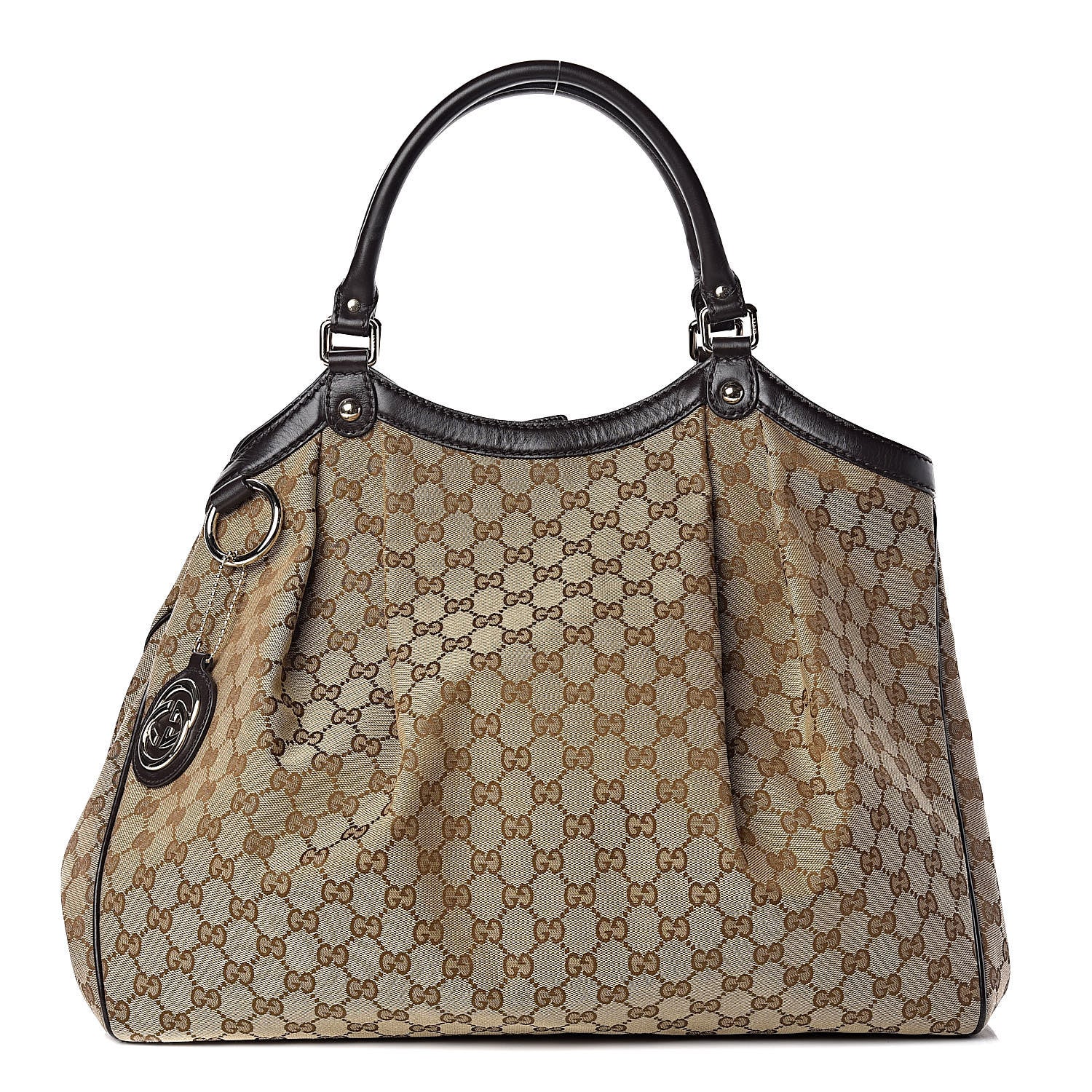 Gucci Monogram Large Sukey Tote Dark Brown 1 of 11