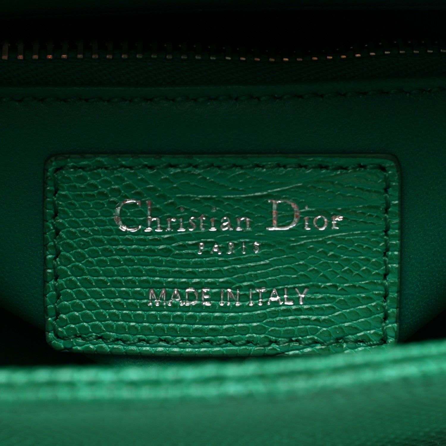 Christian Dior Lizard Swarovski Crystal Mini Lady Dior Green 8 of 8