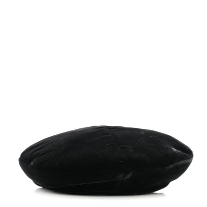 Chanel Velvet Beret Hat S Black 5 of 9