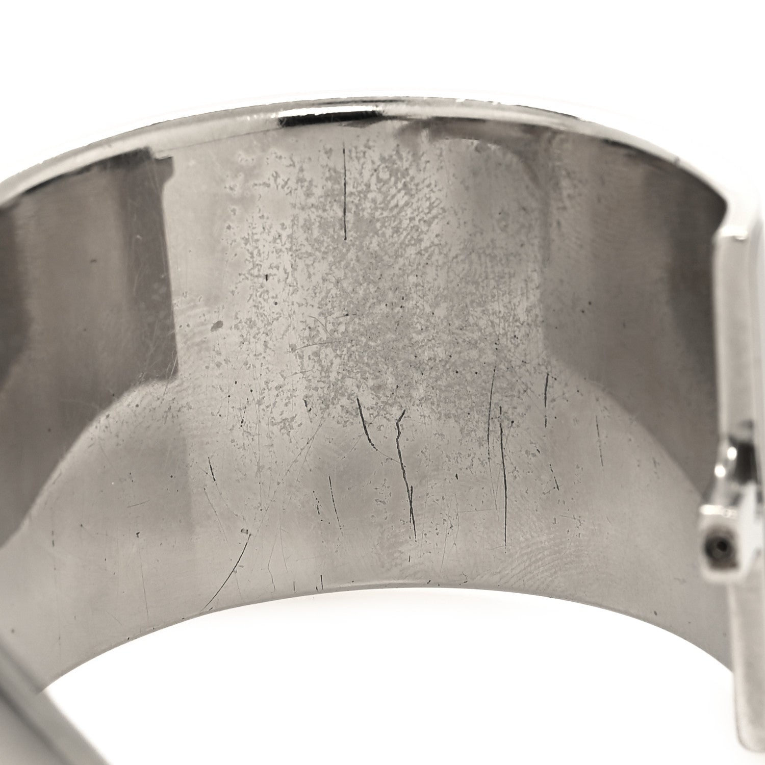 Hermes Enamel Extra Wide Clic Clac H Bracelet PM White 6 of 6